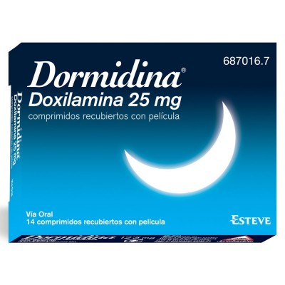 DORMIDINA 25 mg 14 COMPRIMIDOS RECUBIERTOS