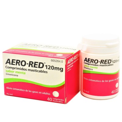 AERO RED 120 mg 40 COMPRIMIDOS MASTICABLES (SABOR MENTA)