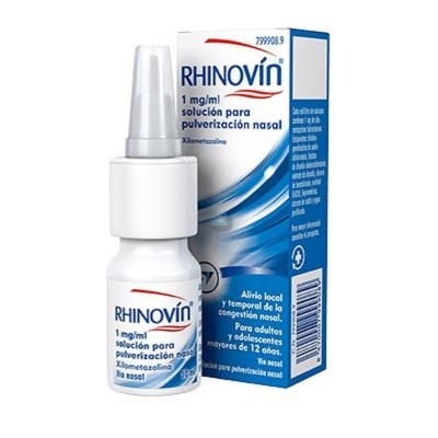 RHINOVIN 1 mg/ml SOLUCION PARA PULVERIZACION NASAL 1 FRASCO 10 ml