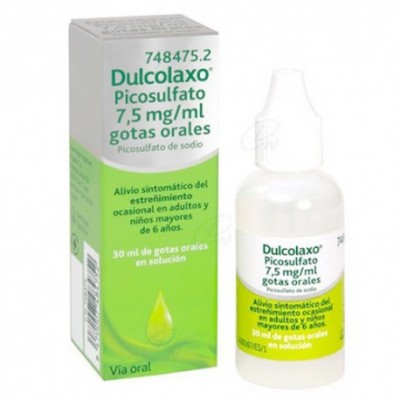 DULCOLAXO PICOSULFATO 7,5 mg/ml GOTAS ORALES EN SOLUCION 1 FRASCO 30 ml