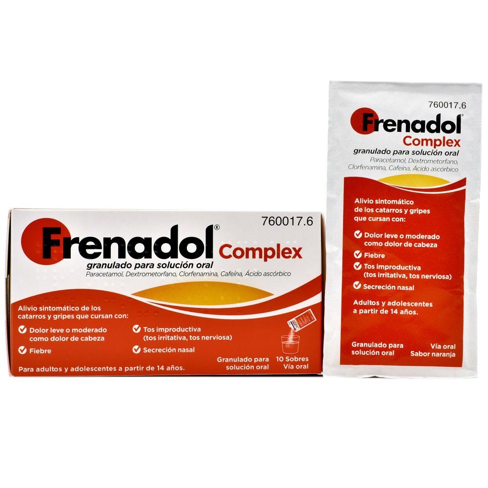 repollo Supermercado dinámica FRENADOL COMPLEX 10 SOBRES GRANULADO PARA SOLUCION ORAL
